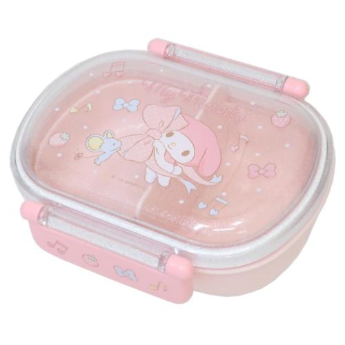 マイメロディ キャラクター お弁当箱 抗菌食洗機対応ふわっとフタタイトランチボックス 360ml ビッグリボン サンリオ | マイメロディ