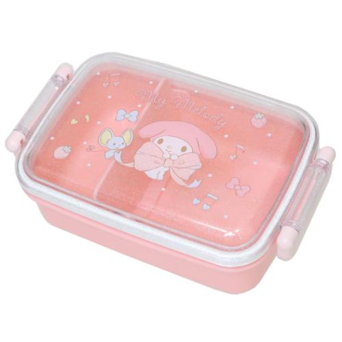 マイメロディ キャラクター お弁当箱 抗菌食洗機対応ふわっとフタタイトランチボックス 450ml ビッグリボン サンリオ | マイメロディ
