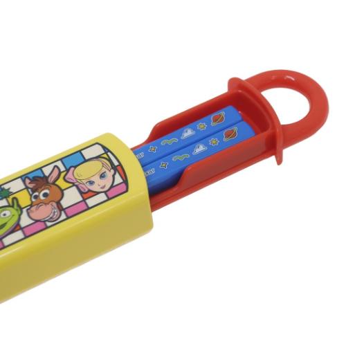 トイストーリー 抗菌スライド箸＆箸箱セット 箸16.5cm おはしセット 25 ディズニー キャラクター グッズ