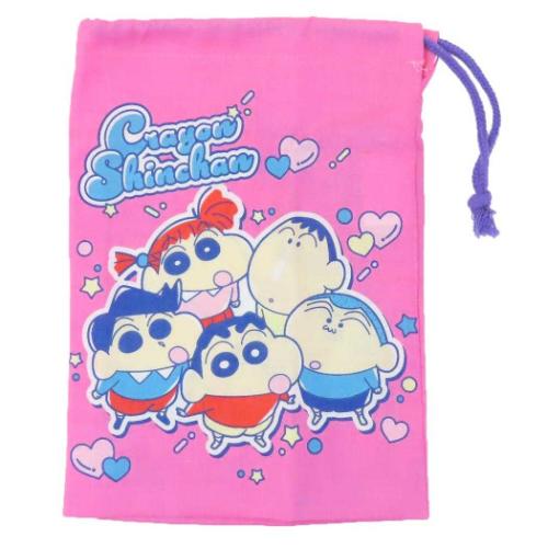 クレヨンしんちゃん グッズ きんちゃく袋 アニメキャラクター コップ袋
