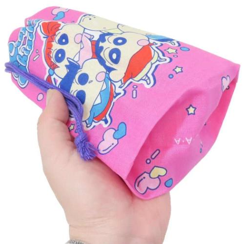 クレヨンしんちゃん グッズ きんちゃく袋 アニメキャラクター コップ袋