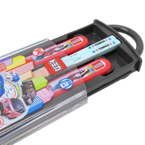 お箸＆フォーク＆スプーンセット 抗菌食洗対応スライドトリオセット TOMICA トミカ スケーター 新学期準備