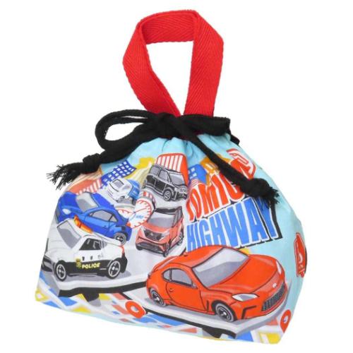 お弁当きんちゃく ランチ巾着 トミカ TOMICA スケーター ランチ雑貨 キャラクター