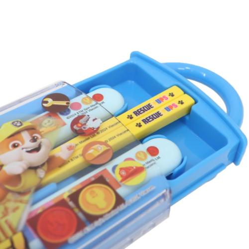 抗菌食洗対応スライドトリオセット カトラリーセット パウパトロール 25 スケーター お箸＆スプーン＆フォーク