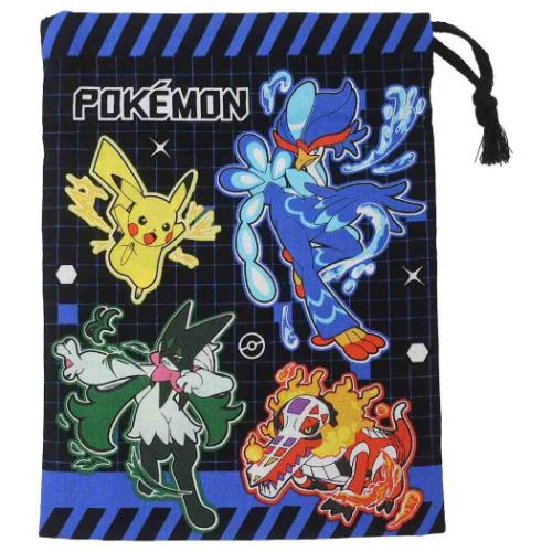 巾着袋 コップ袋 25 ポケットモンスター ポケモン スケーター コップ入れ 保育園 幼稚園 小学校 子ども 給食袋