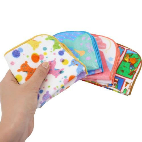 シャーリングハンカチ ミニタオル ピンク ロディ RODY ウェーブ