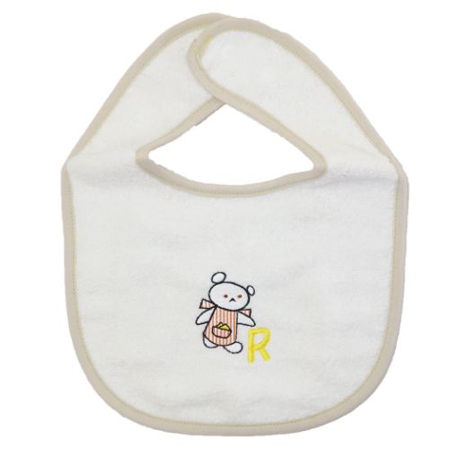 イニシャルスタイ ベビービブ キャラ こぐまちゃんえほん R ウェーブ COCOWALK よだれかけ ベビー 赤ちゃん用品 出産祝い ギフト