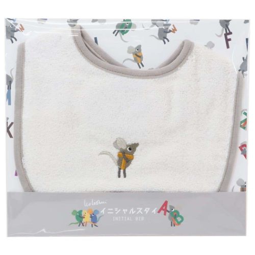 イニシャルスタイ ベビービブ キャラ レオレオニ T ウェーブ COCOWALK よだれかけ ベビー 赤ちゃん用品 出産祝い ギフト 絵本キャラクター