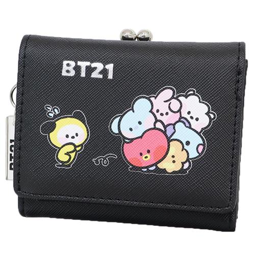 CRUX（クラックス） 三つ折りコンパクト財布 ミニウォレット BT21