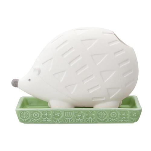 加湿器 潤いマスコット FIKA sanpo HEDGEHOG デコレ 素焼き エコグッズ 電源不要