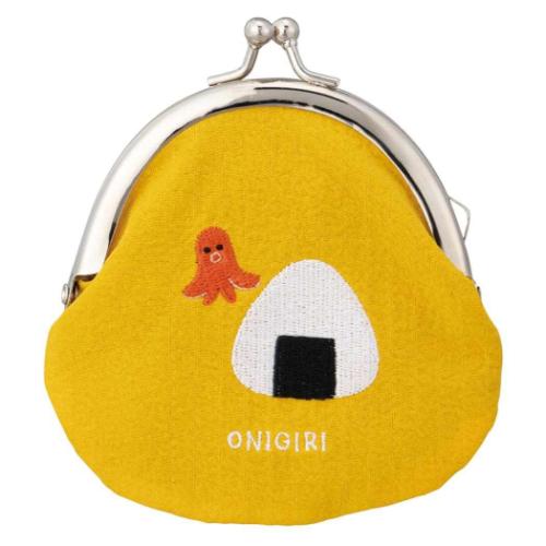 刺繍ガマグチ がま口 おみやげニッポン おにぎり デコレ 小銭入れ コインケース