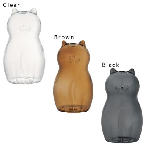 花瓶 Glass cat vase ねこ デコレ フラワーベース 一輪挿し 爆買