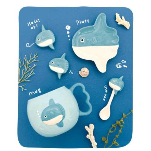 はし置き マンボウ箸置き Go！Go！manbou デコレ チョップスティックレスト