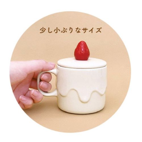 DECOLE（デコレ） 蓋付き キャンドルケーキマグ マグカップ スイーツ