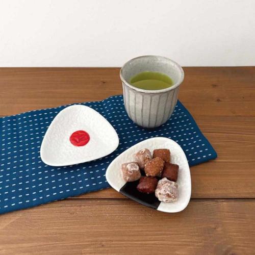 小皿 おにぎり小皿 うめ デコレ 豆皿 取り皿
