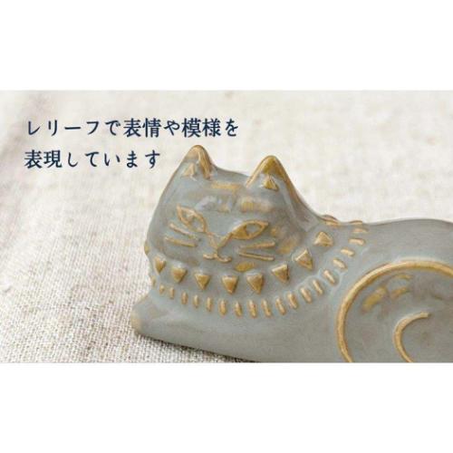 ネコレリーフ箸置き FIKA はし置き ねこ デコレ