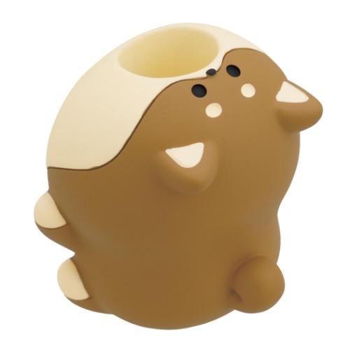 ペン立て マグネットペンスタンド しばいぬ デコレ おもしろ雑貨