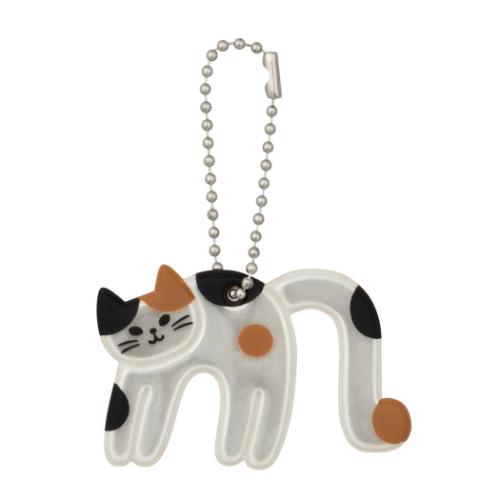 キーリング Cat's initial ネコのイニシャルシリーズ 猫のイニシャルキーリング M ねこ デコレ