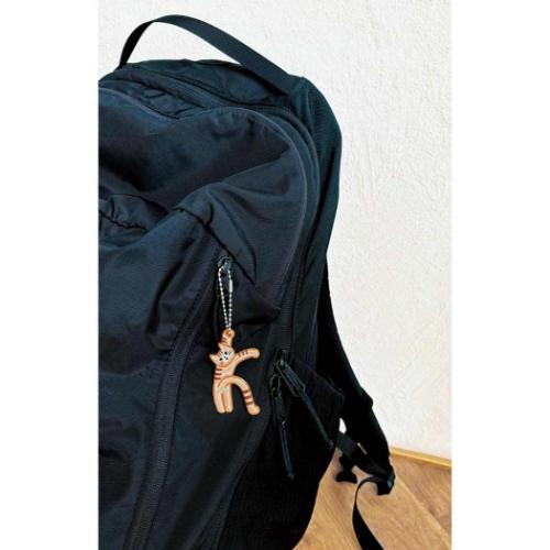 キーリング Cat's initial ネコのイニシャルシリーズ 猫のイニシャルキーリング ねこ K 反射板 キーホルダー かわいい