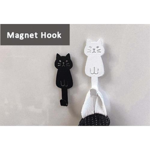キッチン雑貨 マグネットフック ねこ ネコデコキッチン デコレ 猫型 磁石