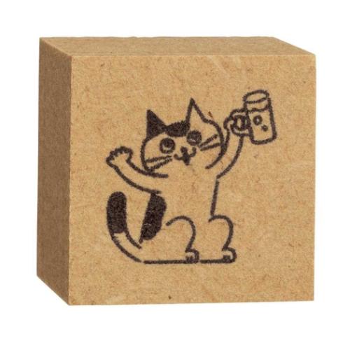 お猫ライフスタンプ ハンコ 飲み会 デコレ ラッピング プレゼント デコレーション