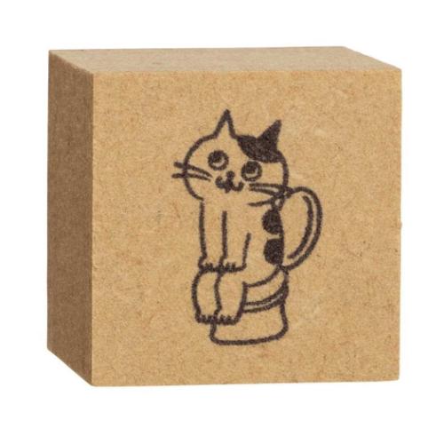 ハンコ お猫ライフスタンプ お通じ デコレ ラッピング プレゼント デコレーション