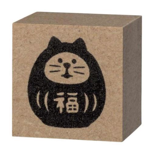 スタンプ FUKUMONOはんこ 福猫だるま デコレ