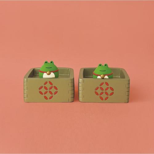 マスコット FUKU 福 MONO concombre 豆福枡 深さリバーシブル インテリア