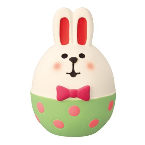 マスコット concombre Happy Easter うさぎたまご ドット インテリア