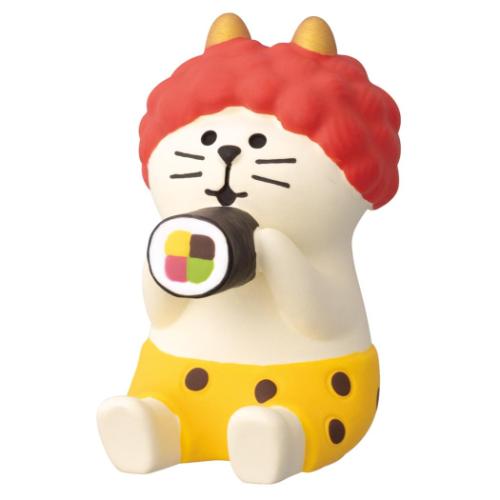 鬼っこ猫 concombre?まったり節分会 マスコット デコレ 恵方巻