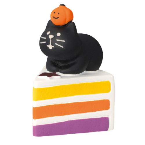 マスコット コンコン広場 ハロウィンフェス かぼちゃケーキ猫 concombre デコレ