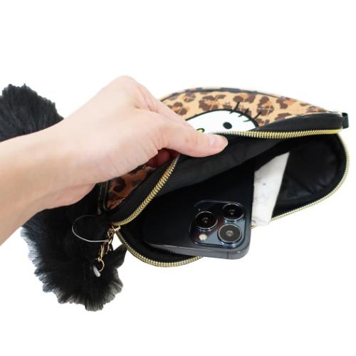 ハローキティ しっぽファーつきハート型ポシェット サンリオ