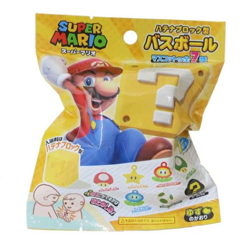 サンアート ハテナブロック型バスボール スーパーマリオ 入浴剤