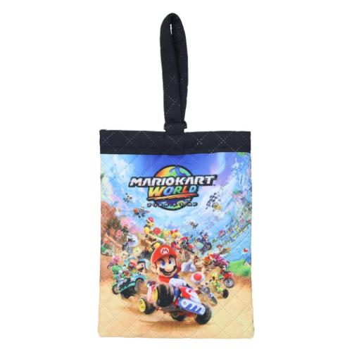 上履き入れ キルトシューズバッグ マリオカートワールド サンアート
