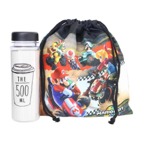 巾着袋 マリオカートワールド きんちゃくポーチM 新学期準備雑貨 幼稚園 小学生