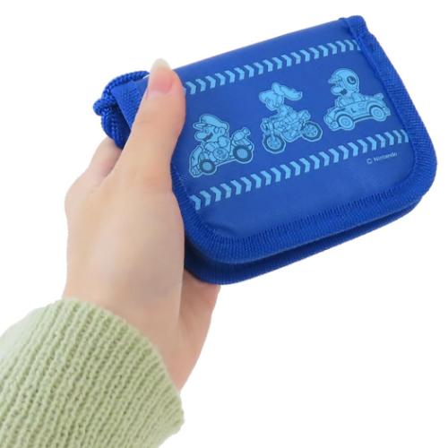 子供用財布 マリオカートワールド RFウォレット キッズラウンドウォレット ブルー サンアート