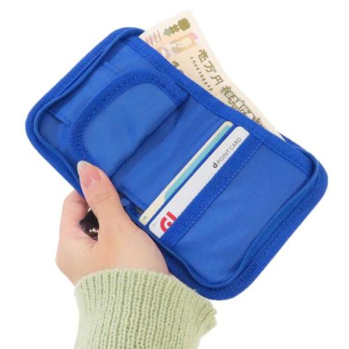 子供用財布 マリオカートワールド RFウォレット キッズラウンドウォレット ブルー サンアート