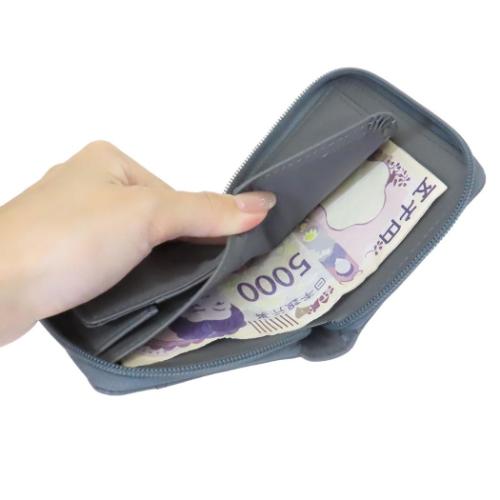 サンアート 折りたたみ財布 なんでもいきもの 二つ折り財布 のり  