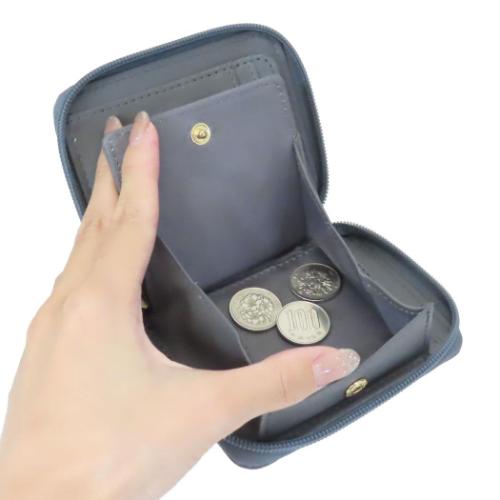 サンアート 折りたたみ財布 なんでもいきもの 二つ折り財布 のり  