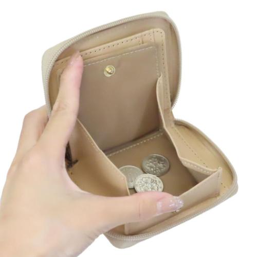 折りたたみ財布 二つ折り財布 なんでもいきもの だめきつね サンアート