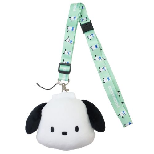 ポチャッコ 小銭入れ ネックストラップ付ぬいぐるみコインケース