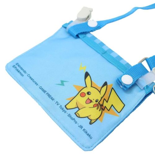 クリップポケット ショルダー付きおでかけウォレット ポケットモンスター 新入学 サンアート ポケモン キッズポーチ 子ども 子供 キャラクター