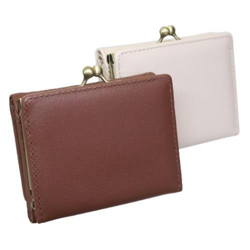 リラックマ ミニウォレット 口金ミニ財布 三つ折りコンパクト財布 型