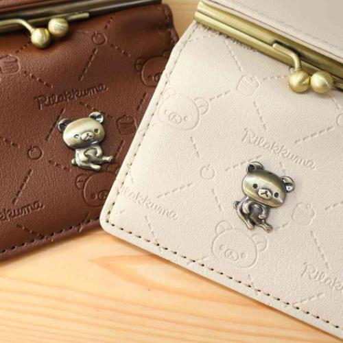 ミニウォレット 口金ミニ財布 三つ折りコンパクト財布 サンエックス