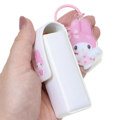 ミニポーチ リップケースチャーム マイメロディ エンジェル ホワイト