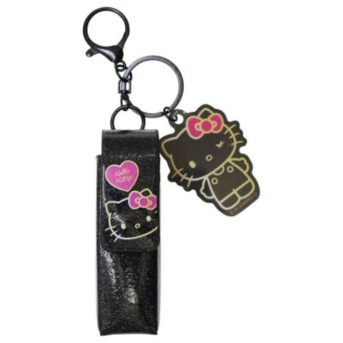 ハローキティ リップケースチャーム ミニポーチ ギャル ブラック