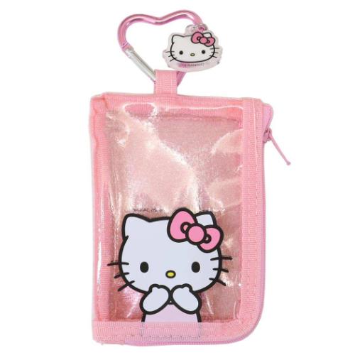 ハローキティ ラメクリアパスコインケース サンリオ 小銭入れ キャラクター