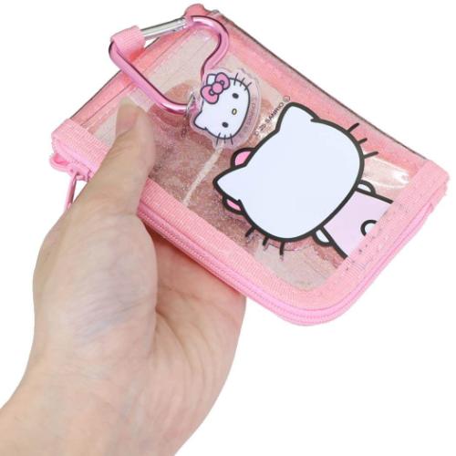 ハローキティ ラメクリアパスコインケース サンリオ 小銭入れ キャラクター