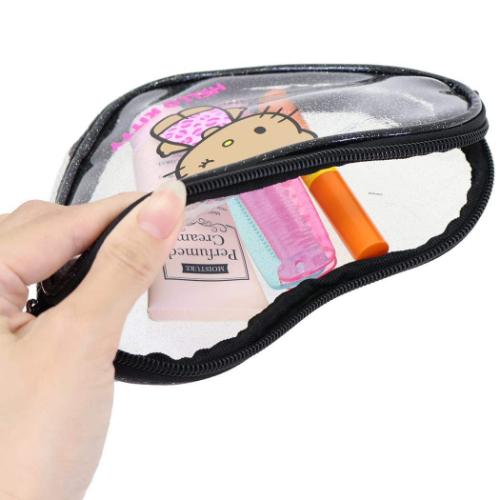 ハローキティ ハート形ラメクリアポシェット ショルダーバッグ 日焼け サンリオ キャラクター グッズ