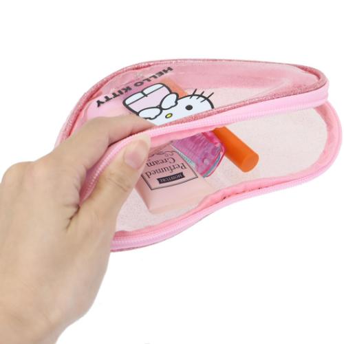 ハローキティ ハート形ラメクリアポシェット ショルダーバッグ サンリオ キャラクター